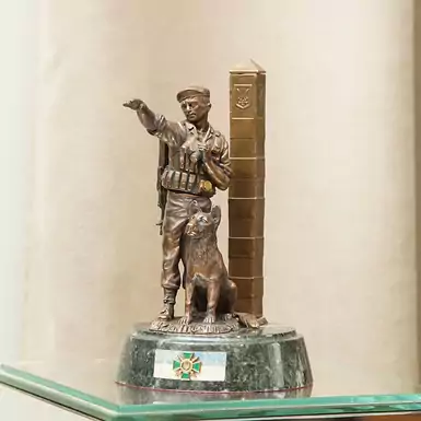 Bronze statuette "Border guard " 
