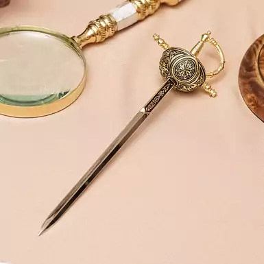 Kанцелярський ніж "Excellence" (26 см) від Anframa (ручна позолота)