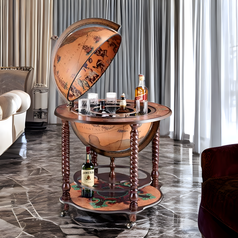 Купить глобус-бар напольный BACCO (Classic) в Украине