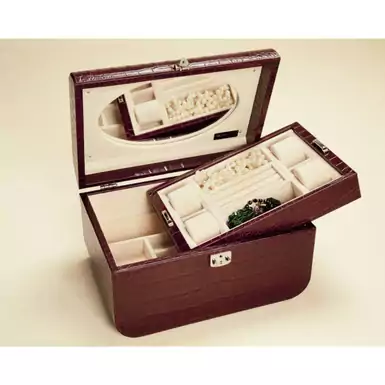 Case-jewelry box "Crocco Bordo" by Renzo Romagnoli