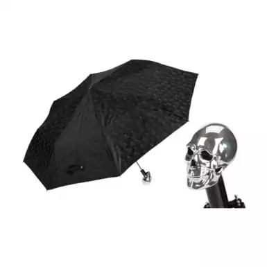 Folding umbrella "Shiny Skull" from Pasotti