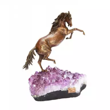 Bronze Statuette "Horse" by Ebano Internacional