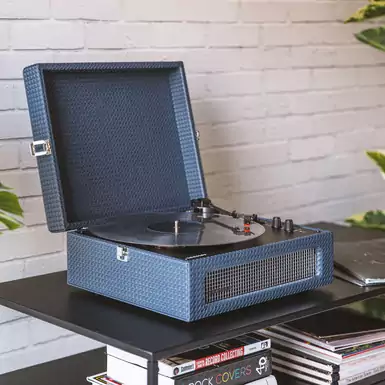 Crosley "Navy" vinyl record player