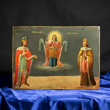 Старовинна ікона «Покрова Пресвятої Богородиці» кінця XIX століття
