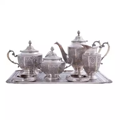 Persian silver tea set "Oriental Luxury"