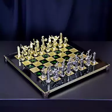 Manopoulos Greek Mythology Chess Set (36x36 cm)