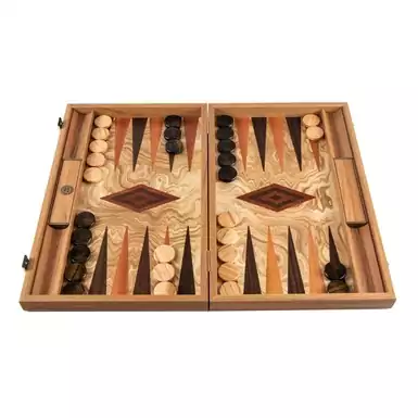 Backgammon "Olive burl" by Manopoulos 