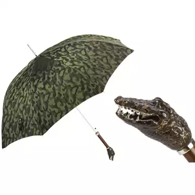 Парасолька-тростина "Crocodile Handle" від Pasotti