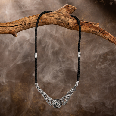 Жіноча підвіска "Дракони і Агісхьяльм" (срібло) від ARHAIKA