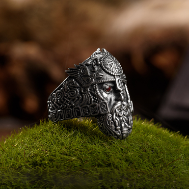 Перстень "Всемогущий Один" (с камнем) от ARHAIKA