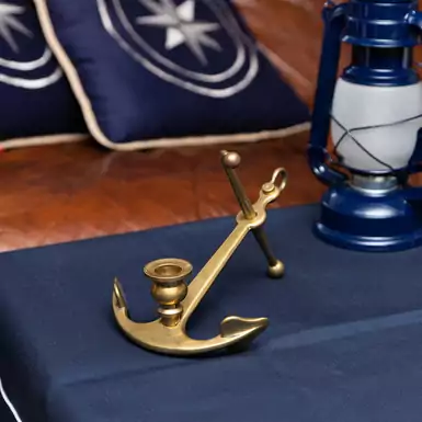 Подсвечник из латуни "На якоре" от ATEP