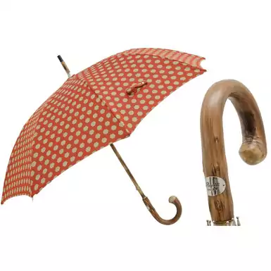 Зонт-трость с шестиугольным принтом от Pasotti