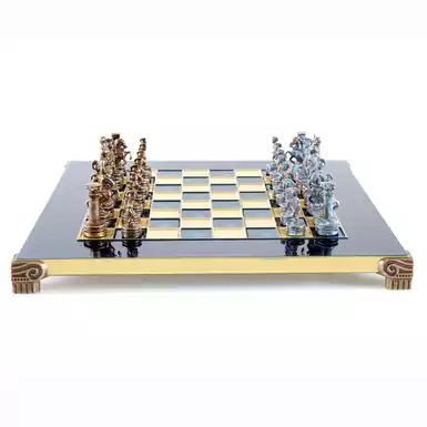 Chess "Romans Blu" by Manopoulos (28x28 cm)