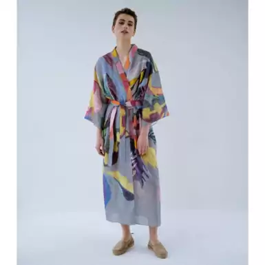 Длинное кимоно "Вечерний свет" от Oliz