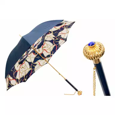 Women's umbrella "Navy Bridles" from Pasotti