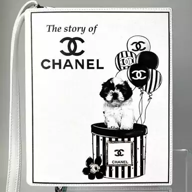 Клатч в виде книги со сменной обложкой «Шанель» от Chervа
