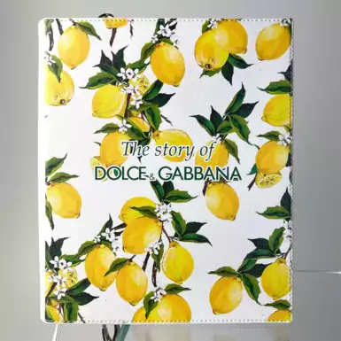 Клатч-книга "The story of Dolce&Gabbana" (с лимонами) от Cherva