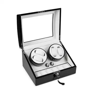 Скринька для наручних годинників з дерева та замші "Темний Лицар" від німецького бренду Rothenschild