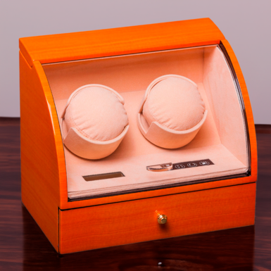 Winder box for two watches "Exclusive" by Rothenschild