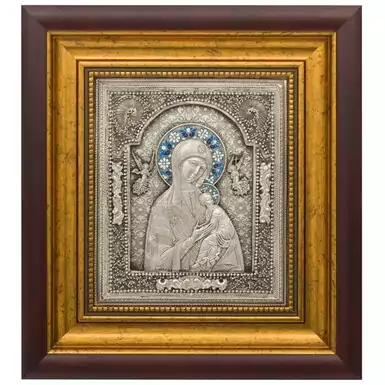 Silver-plated Passion Icon of the Mother of God