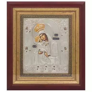 Инструктированная икона «Богоматерь Почаевская»