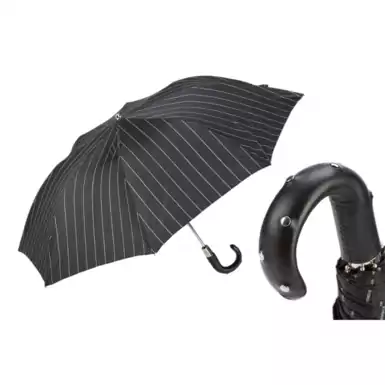 Folding umbrella "Black Skin" by Pasotti