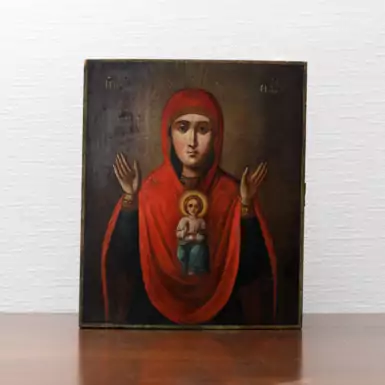 Икона Божией Матери "Знамение", XIX век