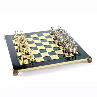 Gift chess Greece green from Manopoulos (36x36 cm)