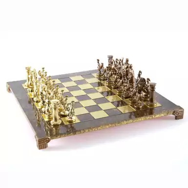 Подарочные шахматы Рим коричневый от Manopoulos