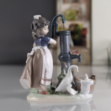 Porcelain figurine "Summer on the farm" from Lladro