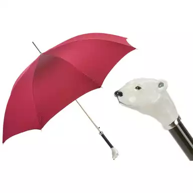 Зонт - трость "Белый медведь" от Pasotti