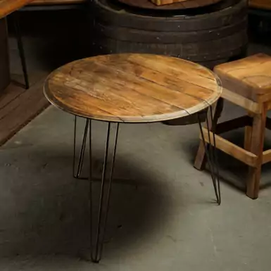 Дерев'яний стіл "Wine Barrel" від Wine Decor