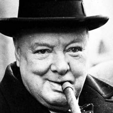 Автограф  политического деятеля Уинстона Черчилля в письме