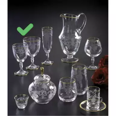 Drink glass set by Cre Art