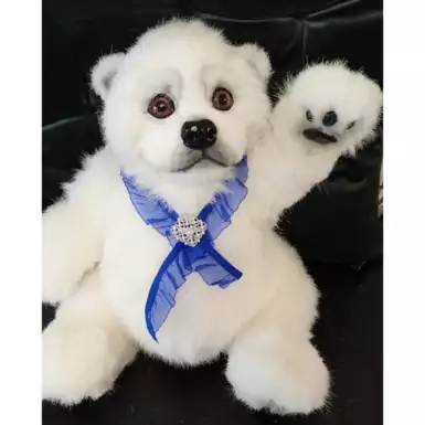 Author's handmade toy "Polar bear"