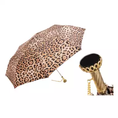 Жіноча складна парасолька "Leopard" від Pasotti