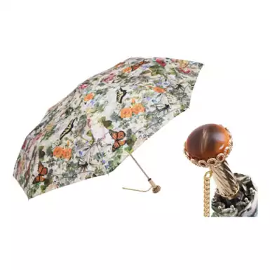 Pasotti Women's Folding Umbrella "Butterflies"