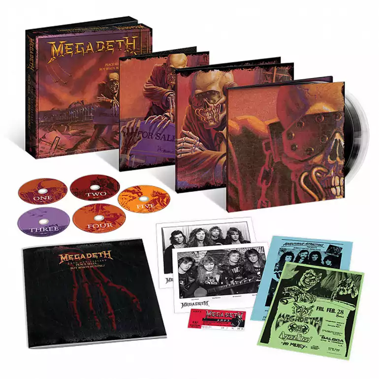 メガデス Peace Sells 5CD+3LP 25th デラックス ボックス Купити вінілову платівку Megadeth - Peace Sells - 25th Anniversary