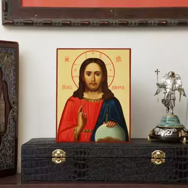 Modern icon "Jesus Almighty"