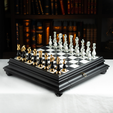 Елітні шахи з позолотою "Sage" від Italfama