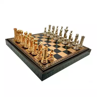 Набір 3 в 1 "Knight Tournament" (шахи, шашки, нарди) від Italfama