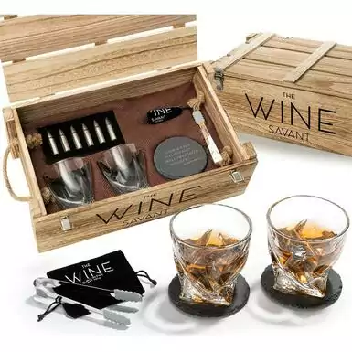 Gift set for whiskey "Twist" from Wine Enthusiast