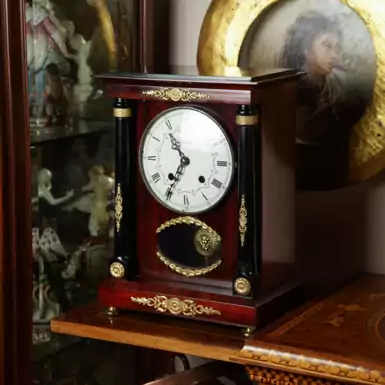 Французские настольные часы "Best Time", конец 19 - начало 20 века
