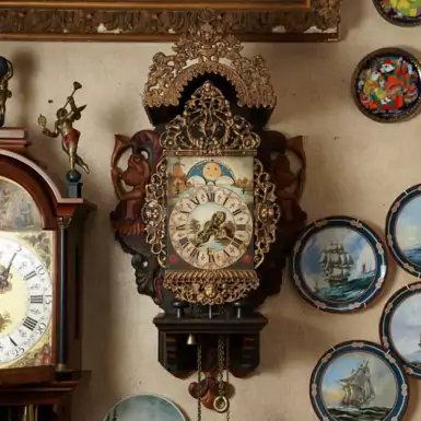 Wall clock "Fantasy", late 20th century