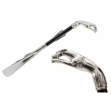 Silver shoe horn "Greyhound" by Pasotti