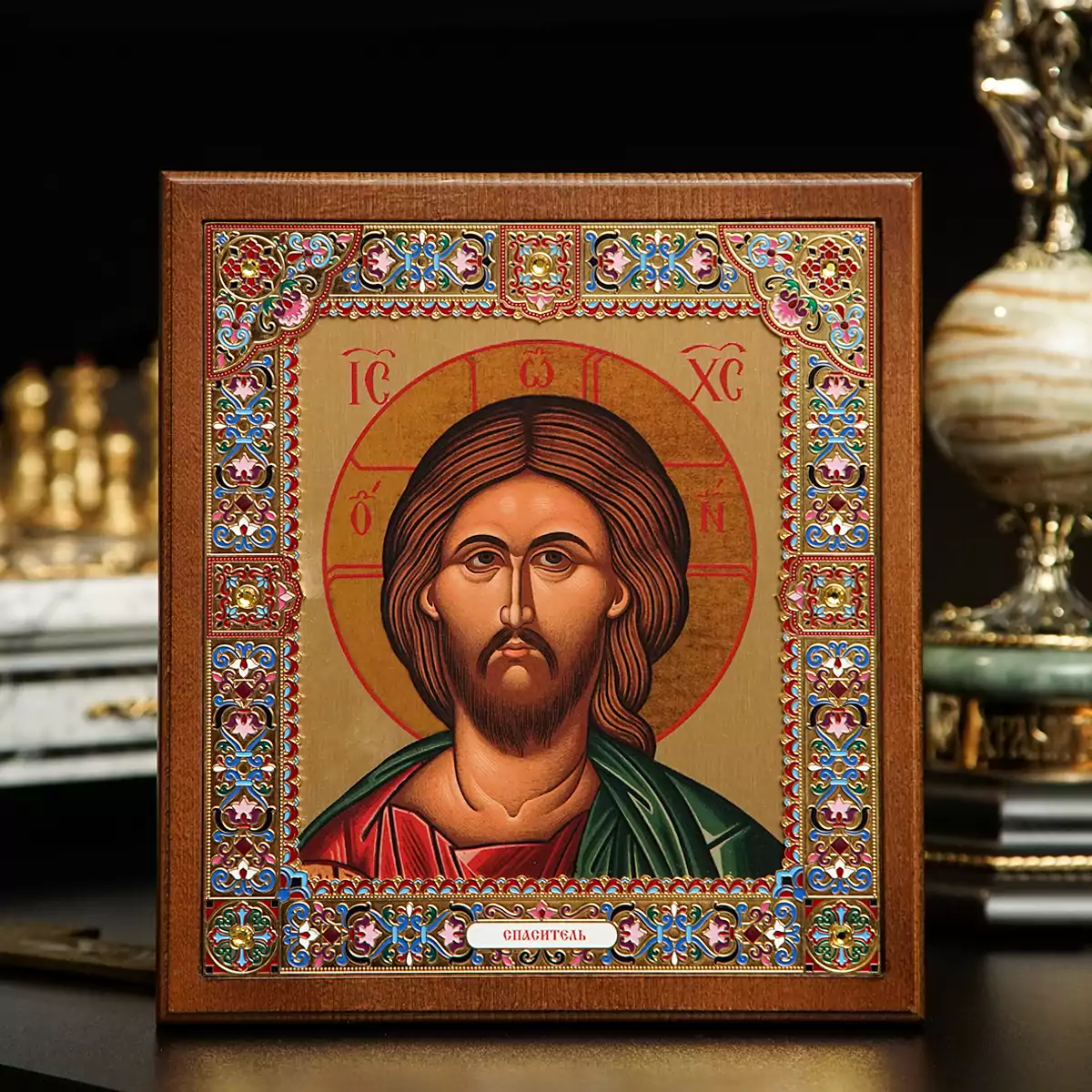 Икона Иисуса Христа в греческом стиле