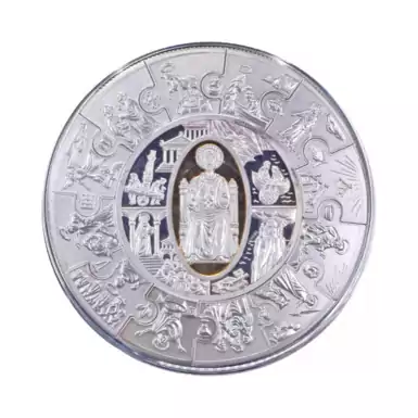 Серебряная монета "Apostle Peter", 100 долларов