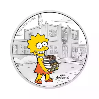 Монета "Lisa Simpson" из серебра