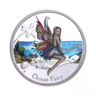 Silver coin "Ocean Fairy", 50 cents