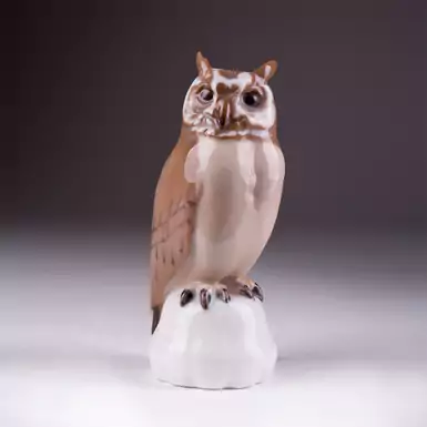 Раритетная фарфоровая статуэтка "Owl", 1970-1983 г.г.